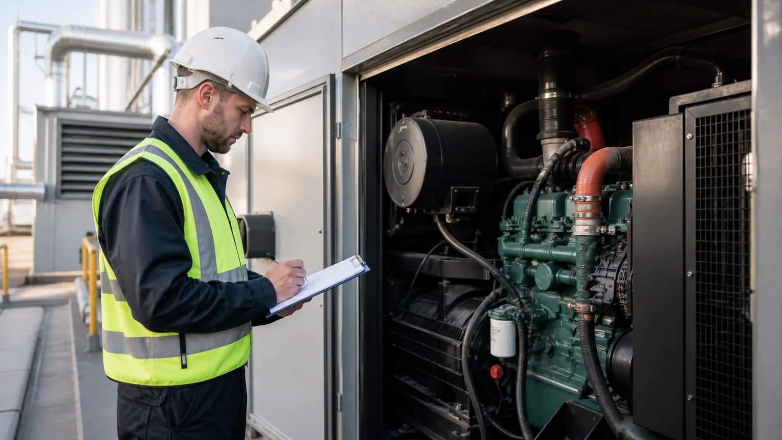 jeneratör servis test raporu